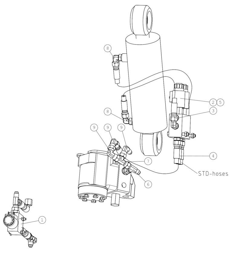 WIRE HARNESS, BOOM F