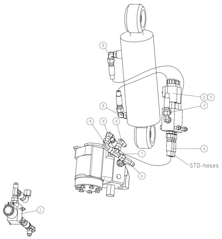 WIRE HARNESS, BOOM F