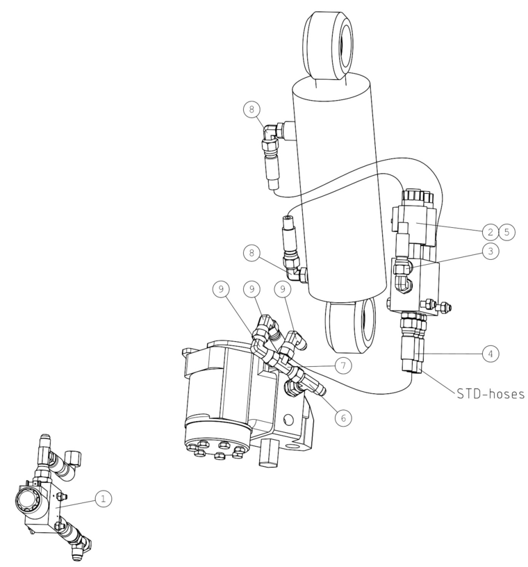 WIRE HARNESS, BOOM F