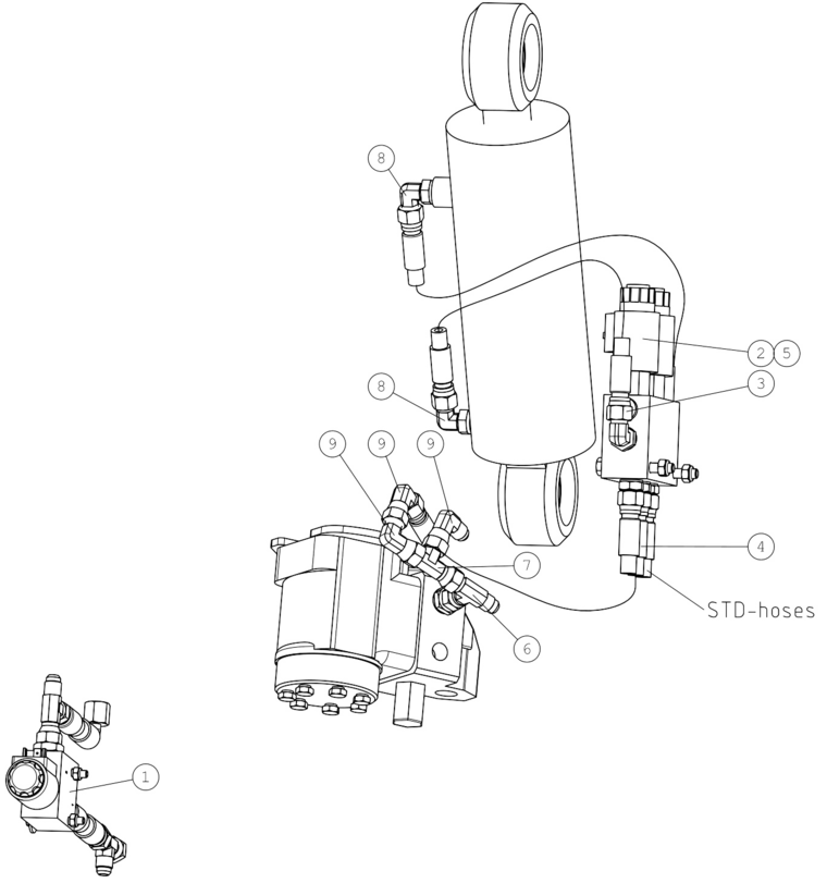 WIRE HARNESS, BOOM F